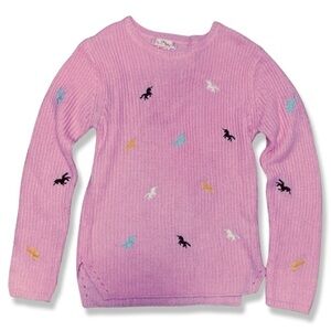 ⭐️PINK ANGEL Knit Embroidered Unicorn Sweater